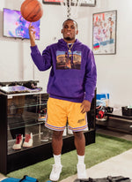Kobe Bryant LA Forum Limited Edition Full Color Hoodie Purple